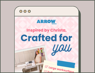 A glimpse at our Post-Purchase Upsell email for our client Arrow Sewing. 