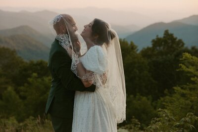 A precious elopement in a western north carolina.