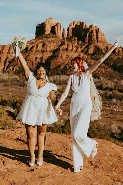 sedona elopement with same sex couples