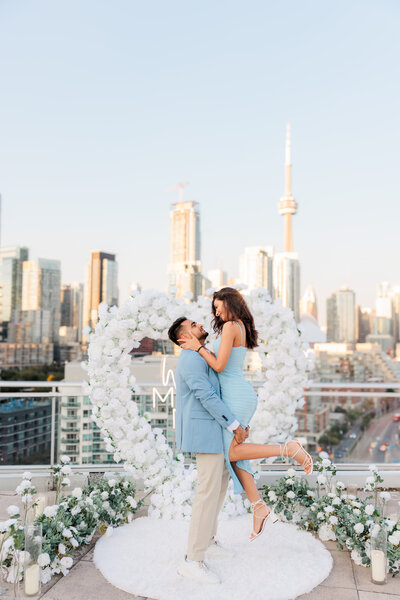 Toronto Proposal, proposal decor, proposal ideas
