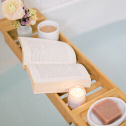 Love bubble baths and a great book