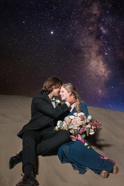 Little Sahara Sand Dunes Milky Way Couples Session_053