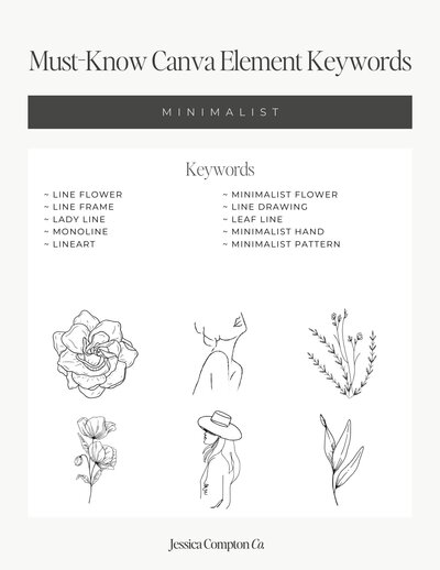 Minimalist Canva Elements - JCO