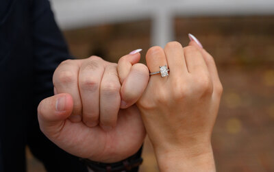 Maryland couple embracing each other on beach