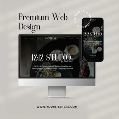 Premium website design by Tamisha Ford