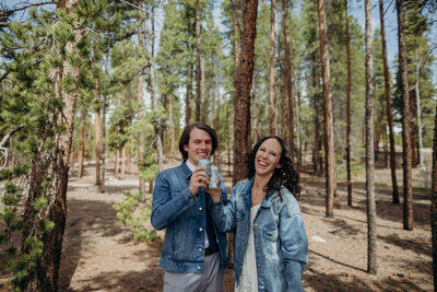 Outdoor elopement in Colorado