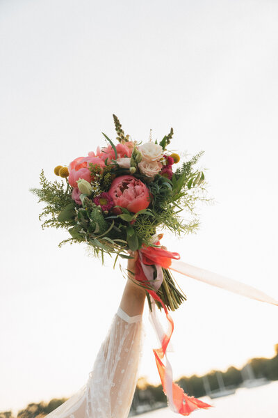 philly wedding details florals