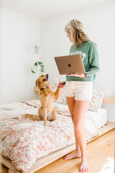 Sarah-Klongerbo-Dog-Laptop