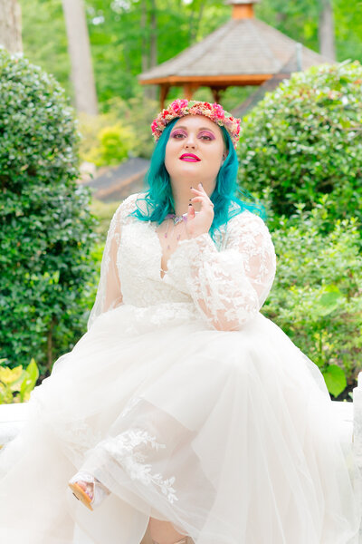 Unique and romantic summer wedding at Gramercy Mansion in Baltimore Maryland