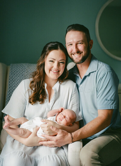 Family at Chace Lake Trail in Hoover, AL