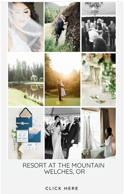 Resort at the mountain wedding