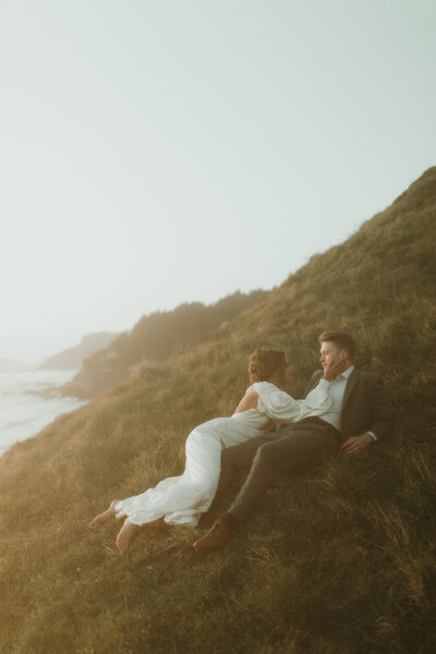 Coastal elopement in California