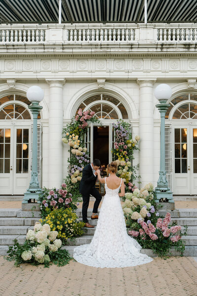 Couple Portrait with Bouquet | Helena Elizabeth Events, wedding planner for destination wedding