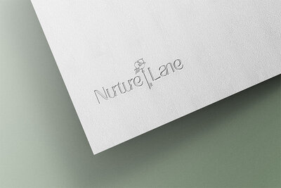 Nurture Lane Realty Branding Secondary Logo on Stationary