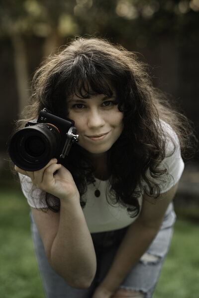 Samantha, owner and photographer at Thistle and Bloom Photography, lets her personality shine as a Seattle newborn photographer.