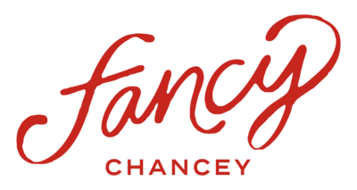Fancy Chancey red logo