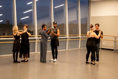 Group of dancers doing their dance routine