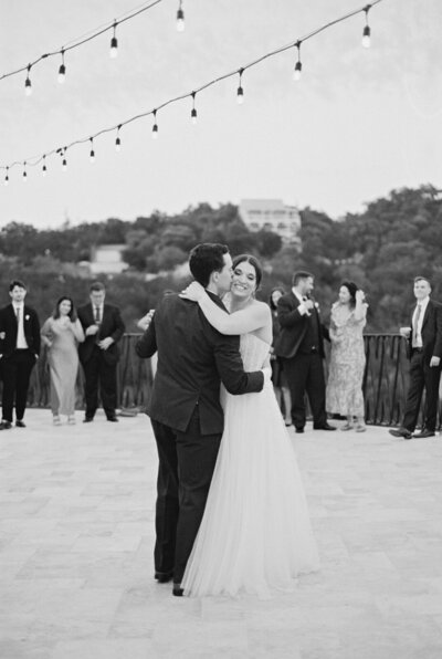 First dance as husband and wife at The Olana