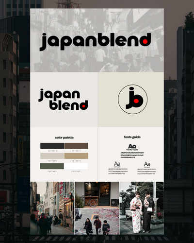Japan Blend Visual Brandboard