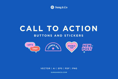 Check out our fun Call to Action Digital Stickers in the shop.