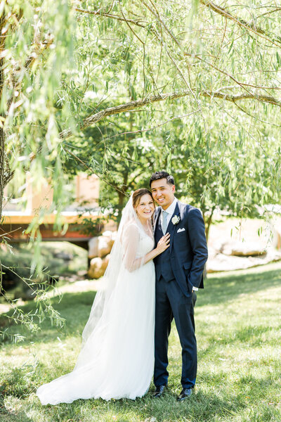 beautiful spring time wedding