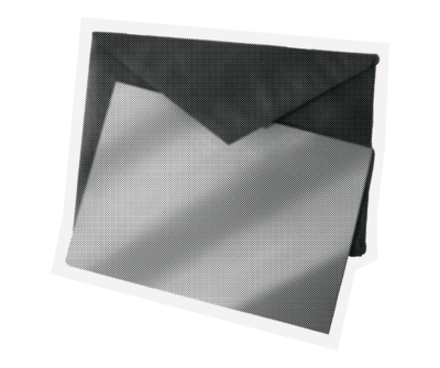 letter envelope newspaper cut out graaphic