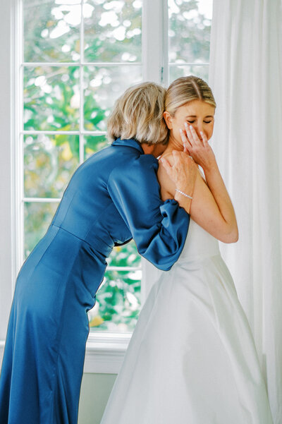 Bride and MOB Getting Ready and Getting Emotional