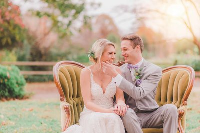 nc wedding photographer captures authentic laughs between bride and groom