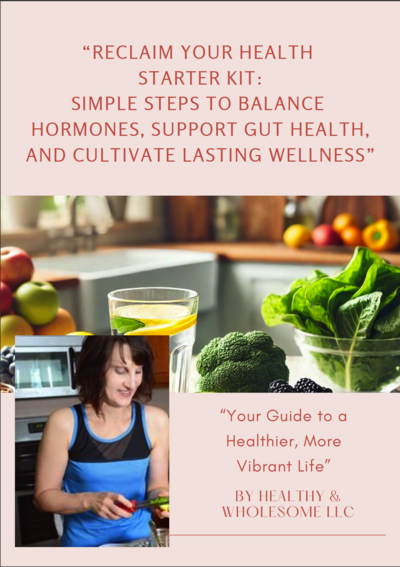 Cover of free guide with words "Reclaim your Health Starter Kit"