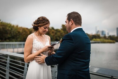 Couple getting married in Austin Texas