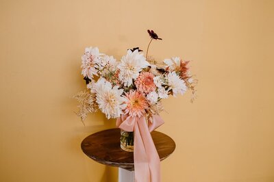 floral bouquet in vase