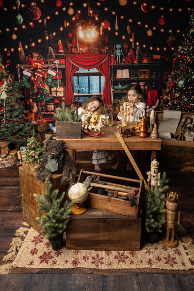 Santa and Baby Picture - Always Images Portrait - Indina