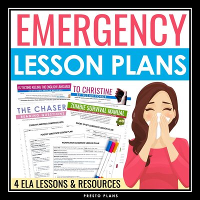 1 Emergency ELA Lesson Plans