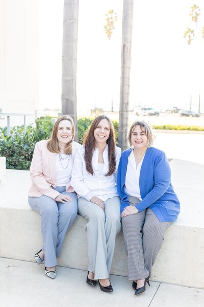 Connie Augustine, Tracy Narvet, and Colette Martin of Circe Solutions at San Diego County Administration Building.