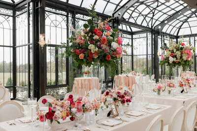 florals for a flat lay at a destination wedding