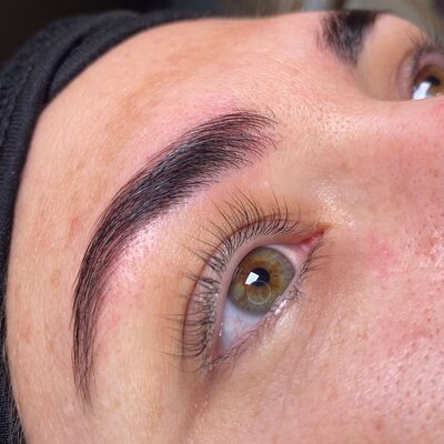 after brow lamination in bristol
