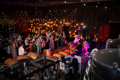 Wedding and private event guests dancing to live Connecticut cover band music