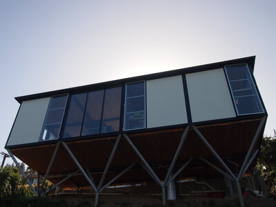 new architectural build on port hills