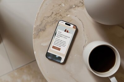 squarespace design for health coach