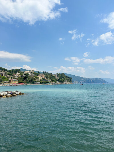 Sea view in Santa Margherita Ligure, Italy