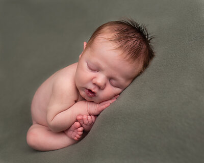 Adorable baby photo by Ann Marshall in Portland, Oregon