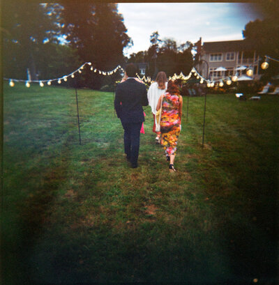 Bakcyard wedding film photography massachusetts