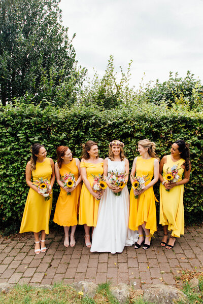 Edinburgh wedding bridesmaids