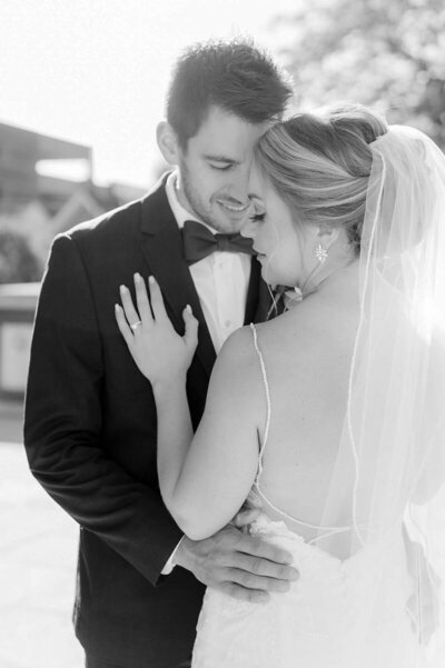Bret and Brandie Evansville Owensboro Weddings Black and White Gallery63
