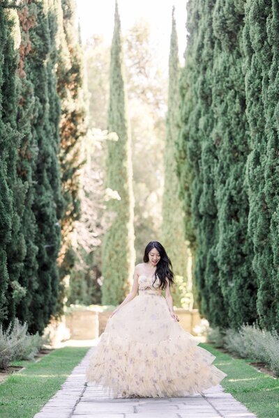 Engagement session photography at Greystone Mansion in Beverly Hills