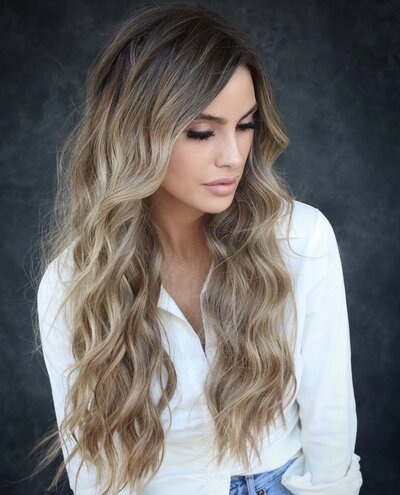 Ombre Blonde hair extensions