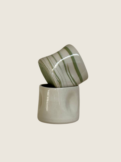 Marble design koffiekopje handgemaakt de ontwerpboer