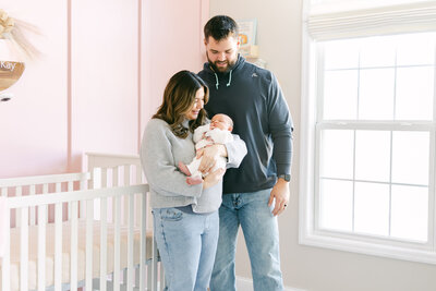 family newborn in-home photography session Dayton Ohio