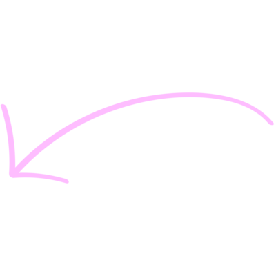 Pink curvy arrow.
