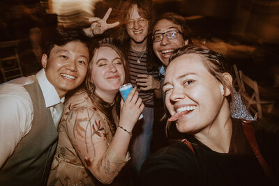 kmm photography selfie at Buena Vista CO wedding reception 